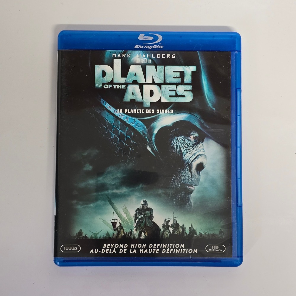 Planet of the Apes Blu-ray 2006 Sci-Fi Action Tim Burton Mark Wahlberg Movie